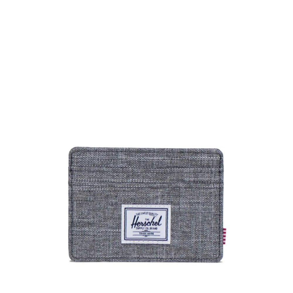 NWT - Herschel Supply Company Charlie Cardholder Wallet in Raven Crosshatch - Picture 2 of 13